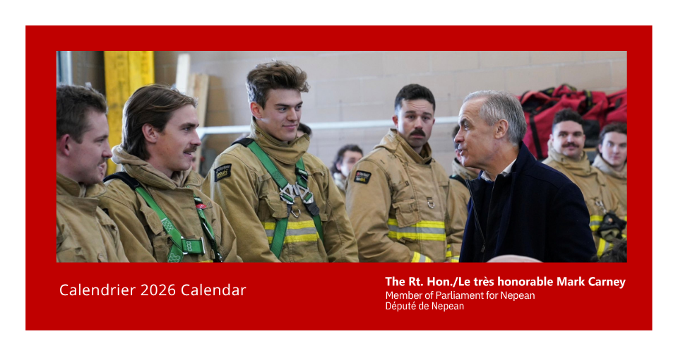 Prime Minister Carney’s 2026 Calendar – Featuring Nepean Teen Photographers
