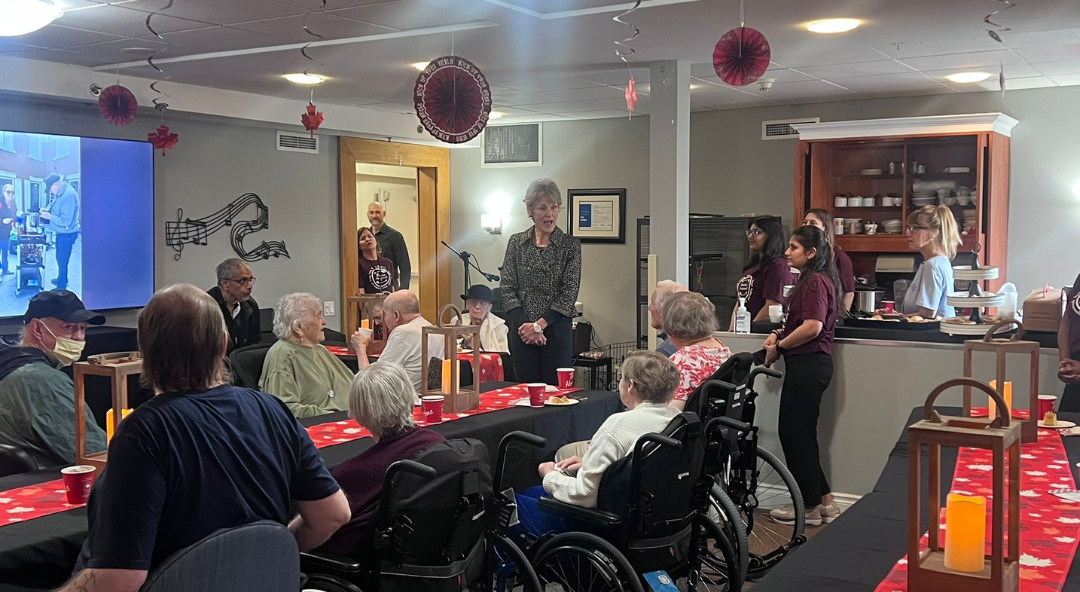 Mrs. Carney Meets with Seniors in Nepean at the Longfields Manor Long-Term Care Home